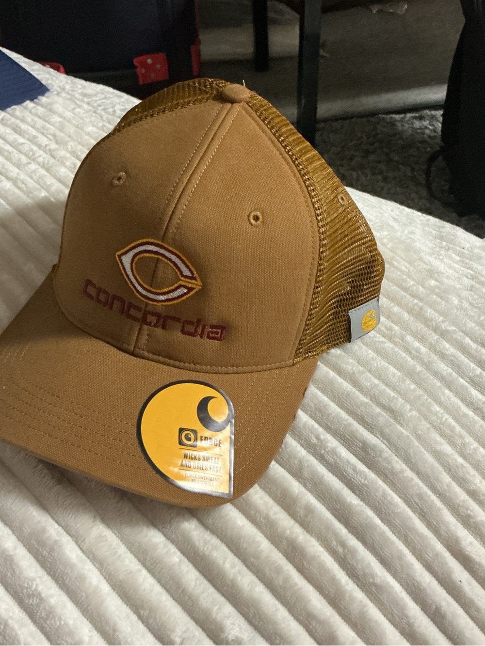 Concordia Mustard Brown Trucker Hat